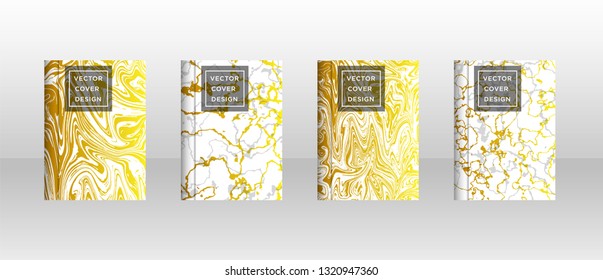 Mixture of acrylic paints. Liquid marble texture. Fluid art. Applicable for design cover, presentation, invitation, flyer, annual report, poster and business card, desing packaging - Vector