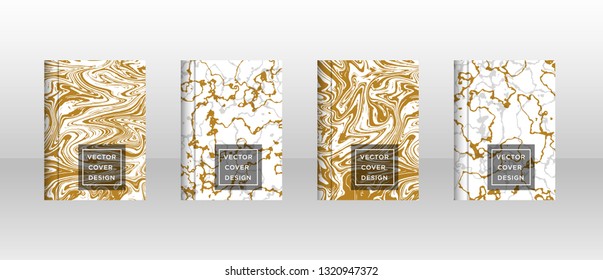 Mixture of acrylic paints. Liquid marble texture. Fluid art. Applicable for design cover, presentation, invitation, flyer, annual report, poster and business card, desing packaging - Vector