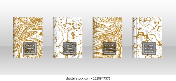 Mixture of acrylic paints. Liquid marble texture. Fluid art. Applicable for design cover, presentation, invitation, flyer, annual report, poster and business card, desing packaging - Vector