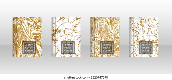 Mixture of acrylic paints. Liquid marble texture. Fluid art. Applicable for design cover, presentation, invitation, flyer, annual report, poster and business card, desing packaging - Vector