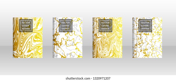 Mixture of acrylic paints. Liquid marble texture. Fluid art. Applicable for design cover, presentation, invitation, flyer, annual report, poster and business card, desing packaging - Vector