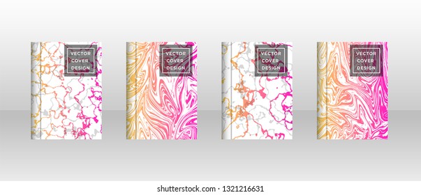 Mixture of acrylic paints. Liquid marble texture. Fluid art. Applicable for design cover, presentation, invitation, flyer, annual report, poster and business card, desing packaging - Vector