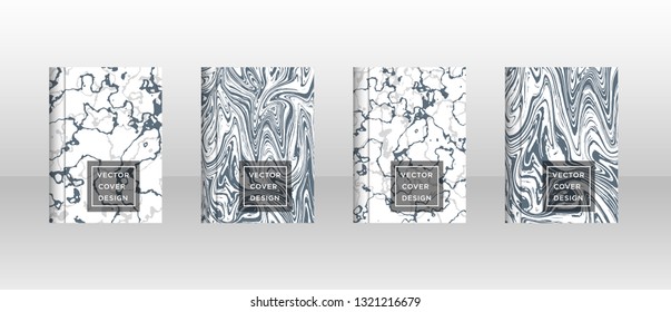 Mixture of acrylic paints. Liquid marble texture. Fluid art. Applicable for design cover, presentation, invitation, flyer, annual report, poster and business card, desing packaging - Vector