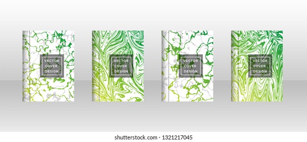 Mixture of acrylic paints. Liquid marble texture. Fluid art. Applicable for design cover, presentation, invitation, flyer, annual report, poster and business card, desing packaging - Vector