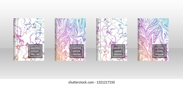 Mixture of acrylic paints. Liquid marble texture. Fluid art. Applicable for design cover, presentation, invitation, flyer, annual report, poster and business card, desing packaging - Vector
