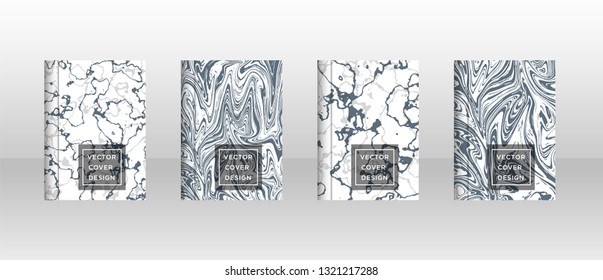 Mixture of acrylic paints. Liquid marble texture. Fluid art. Applicable for design cover, presentation, invitation, flyer, annual report, poster and business card, desing packaging - Vector
