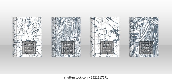 Mixture of acrylic paints. Liquid marble texture. Fluid art. Applicable for design cover, presentation, invitation, flyer, annual report, poster and business card, desing packaging - Vector