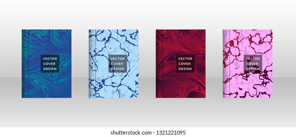 Mixture of acrylic paints. Liquid marble texture. Fluid art. Applicable for design cover, presentation, invitation, flyer, annual report, poster and business card, desing packaging - Vector
