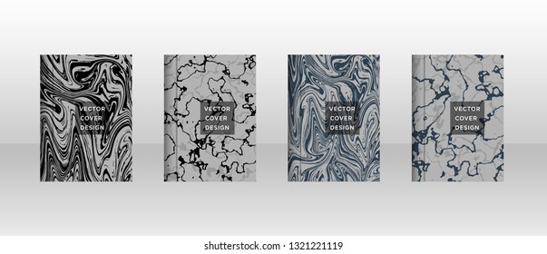 Mixture of acrylic paints. Liquid marble texture. Fluid art. Applicable for design cover, presentation, invitation, flyer, annual report, poster and business card, desing packaging - Vector