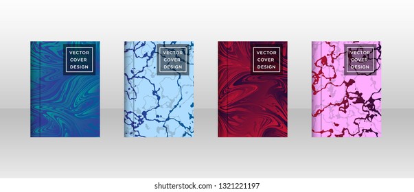 Mixture of acrylic paints. Liquid marble texture. Fluid art. Applicable for design cover, presentation, invitation, flyer, annual report, poster and business card, desing packaging - Vector