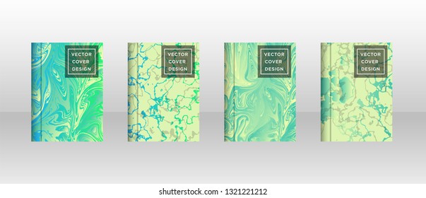 Mixture of acrylic paints. Liquid marble texture. Fluid art. Applicable for design cover, presentation, invitation, flyer, annual report, poster and business card, desing packaging - Vector