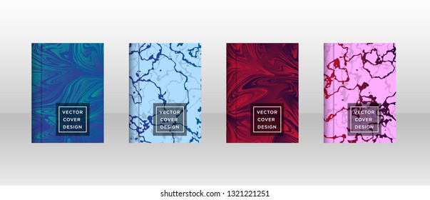 Mixture of acrylic paints. Liquid marble texture. Fluid art. Applicable for design cover, presentation, invitation, flyer, annual report, poster and business card, desing packaging - Vector