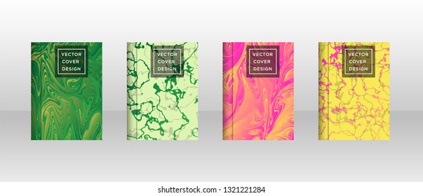 Mixture of acrylic paints. Liquid marble texture. Fluid art. Applicable for design cover, presentation, invitation, flyer, annual report, poster and business card, desing packaging - Vector