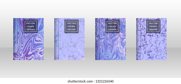 Mixture of acrylic paints. Liquid marble texture. Fluid art. Applicable for design cover, presentation, invitation, flyer, annual report, poster and business card, design packaging - Vector
