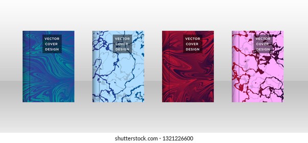 Mixture of acrylic paints. Liquid marble texture. Fluid art. Applicable for design cover, presentation, invitation, flyer, annual report, poster and business card, design packaging - Vector