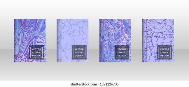 Mixture of acrylic paints. Liquid marble texture. Fluid art. Applicable for design cover, presentation, invitation, flyer, annual report, poster and business card, design packaging - Vector