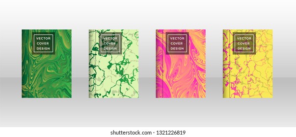 Mixture of acrylic paints. Liquid marble texture. Fluid art. Applicable for design cover, presentation, invitation, flyer, annual report, poster and business card, design packaging - Vector