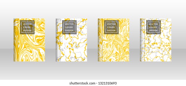 Mixture of acrylic paints. Liquid marble texture. Fluid art. Applicable for design cover, presentation, invitation, flyer, annual report, poster and business card, desing packaging - Vector