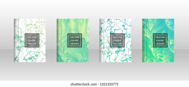 Mixture of acrylic paints. Liquid marble texture. Fluid art. Applicable for design cover, presentation, invitation, flyer, annual report, poster and business card, desing packaging - Vector