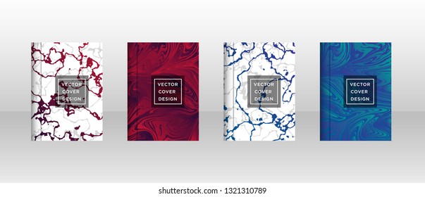 Mixture of acrylic paints. Liquid marble texture. Fluid art. Applicable for design cover, presentation, invitation, flyer, annual report, poster and business card, desing packaging - Vector