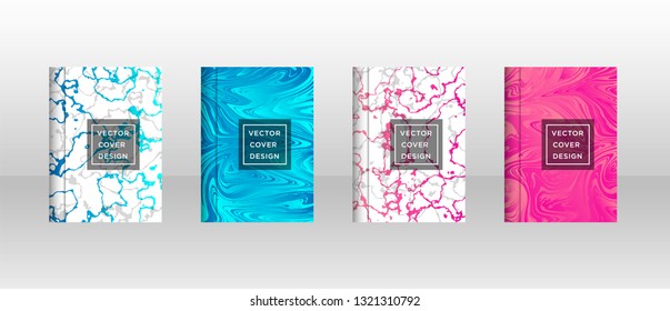 Mixture of acrylic paints. Liquid marble texture. Fluid art. Applicable for design cover, presentation, invitation, flyer, annual report, poster and business card, desing packaging - Vector