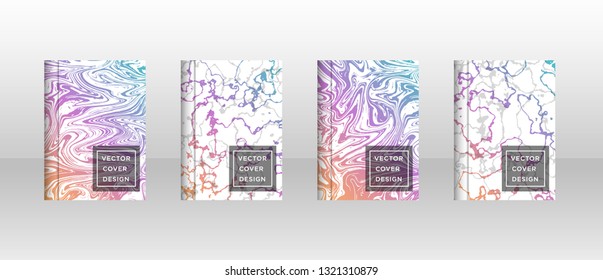 Mixture of acrylic paints. Liquid marble texture. Fluid art. Applicable for design cover, presentation, invitation, flyer, annual report, poster and business card, desing packaging - Vector