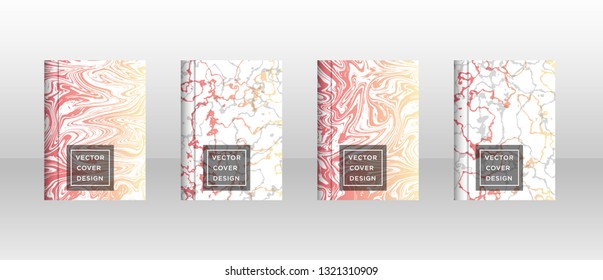 Mixture of acrylic paints. Liquid marble texture. Fluid art. Applicable for design cover, presentation, invitation, flyer, annual report, poster and business card, desing packaging - Vector