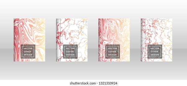 Mixture of acrylic paints. Liquid marble texture. Fluid art. Applicable for design cover, presentation, invitation, flyer, annual report, poster and business card, desing packaging - Vector