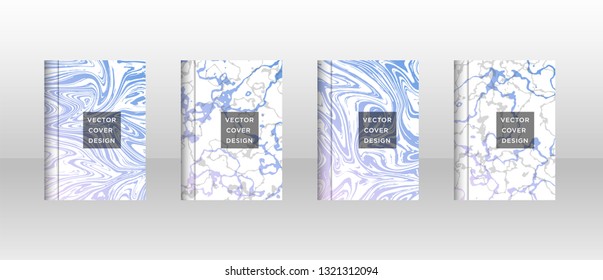 Mixture of acrylic paints. Liquid marble texture. Fluid art. Applicable for design cover, presentation, invitation, flyer, annual report, poster and business card, desing packaging - Vector