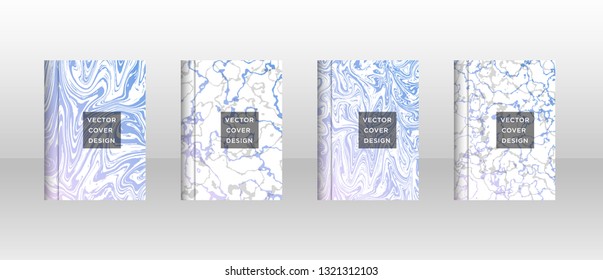 Mixture of acrylic paints. Liquid marble texture. Fluid art. Applicable for design cover, presentation, invitation, flyer, annual report, poster and business card, desing packaging - Vector