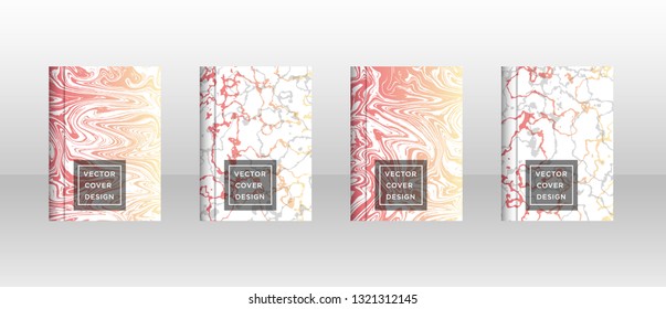 Mixture of acrylic paints. Liquid marble texture. Fluid art. Applicable for design cover, presentation, invitation, flyer, annual report, poster and business card, desing packaging - Vector