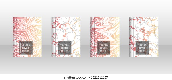 Mixture of acrylic paints. Liquid marble texture. Fluid art. Applicable for design cover, presentation, invitation, flyer, annual report, poster and business card, desing packaging - Vector