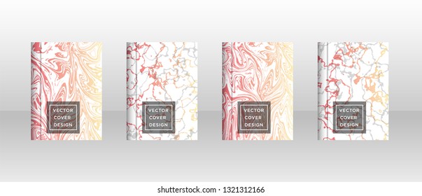 Mixture of acrylic paints. Liquid marble texture. Fluid art. Applicable for design cover, presentation, invitation, flyer, annual report, poster and business card, desing packaging - Vector