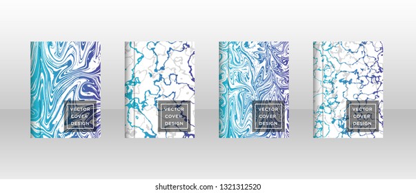 Mixture of acrylic paints. Liquid marble texture. Fluid art. Applicable for design cover, presentation, invitation, flyer, annual report, poster and business card, desing packaging - Vector