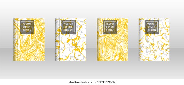 Mixture of acrylic paints. Liquid marble texture. Fluid art. Applicable for design cover, presentation, invitation, flyer, annual report, poster and business card, desing packaging - Vector