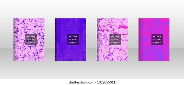 Mixture of acrylic paints. Liquid marble texture. Fluid art. Applicable for design cover, presentation, invitation, flyer, annual report, poster and business card, desing packaging - Vector