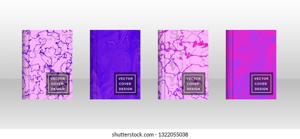 Mixture of acrylic paints. Liquid marble texture. Fluid art. Applicable for design cover, presentation, invitation, flyer, annual report, poster and business card, desing packaging - Vector