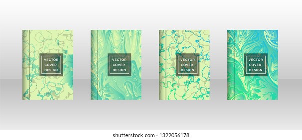 Mixture of acrylic paints. Liquid marble texture. Fluid art. Applicable for design cover, presentation, invitation, flyer, annual report, poster and business card, desing packaging - Vector
