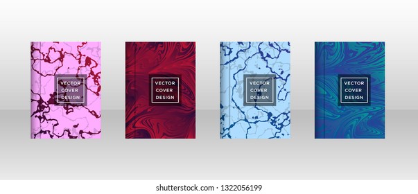 Mixture of acrylic paints. Liquid marble texture. Fluid art. Applicable for design cover, presentation, invitation, flyer, annual report, poster and business card, desing packaging - Vector