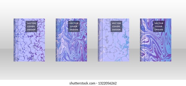 Mixture of acrylic paints. Liquid marble texture. Fluid art. Applicable for design cover, presentation, invitation, flyer, annual report, poster and business card, desing packaging - Vector