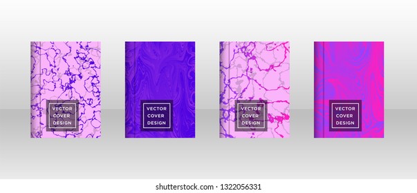Mixture of acrylic paints. Liquid marble texture. Fluid art. Applicable for design cover, presentation, invitation, flyer, annual report, poster and business card, desing packaging - Vector