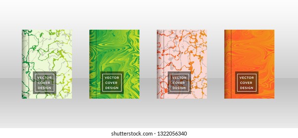 Mixture of acrylic paints. Liquid marble texture. Fluid art. Applicable for design cover, presentation, invitation, flyer, annual report, poster and business card, desing packaging - Vector