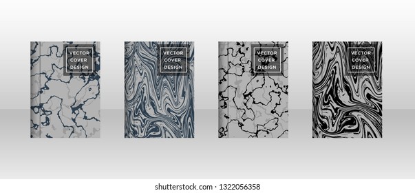 Mixture of acrylic paints. Liquid marble texture. Fluid art. Applicable for design cover, presentation, invitation, flyer, annual report, poster and business card, desing packaging - Vector