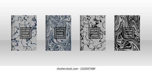 Mixture of acrylic paints. Liquid marble texture. Fluid art. Applicable for design cover, presentation, invitation, flyer, annual report, poster and business card, desing packaging - Vector