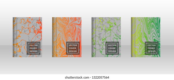 Mixture of acrylic paints. Liquid marble texture. Fluid art. Applicable for design cover, presentation, invitation, flyer, annual report, poster and business card, desing packaging - Vector