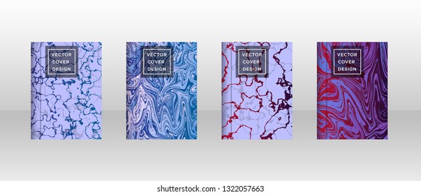 Mixture of acrylic paints. Liquid marble texture. Fluid art. Applicable for design cover, presentation, invitation, flyer, annual report, poster and business card, desing packaging - Vector