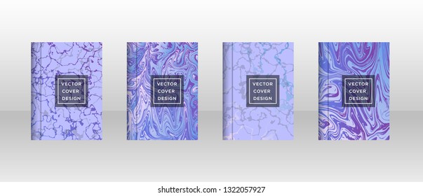Mixture of acrylic paints. Liquid marble texture. Fluid art. Applicable for design cover, presentation, invitation, flyer, annual report, poster and business card, desing packaging - Vector