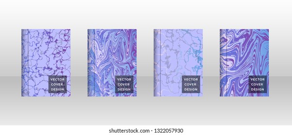 Mixture of acrylic paints. Liquid marble texture. Fluid art. Applicable for design cover, presentation, invitation, flyer, annual report, poster and business card, desing packaging - Vector