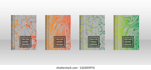 Mixture of acrylic paints. Liquid marble texture. Fluid art. Applicable for design cover, presentation, invitation, flyer, annual report, poster and business card, desing packaging - Vector