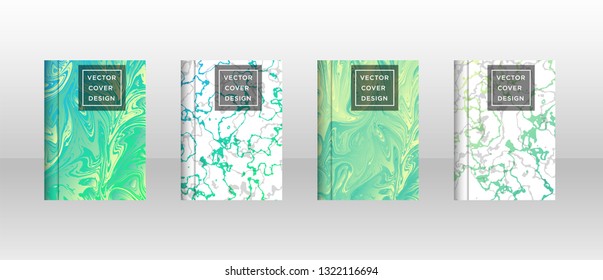 Mixture of acrylic paints. Liquid marble texture. Fluid art. Applicable for design cover, presentation, invitation, flyer, annual report, poster and business card, desing packaging - Vector